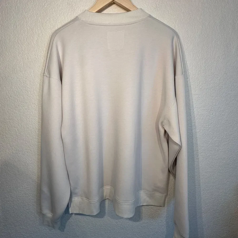 JUNRed Kome Collaboration Crewneck Pullover Sweatshirt Japan Cream Large